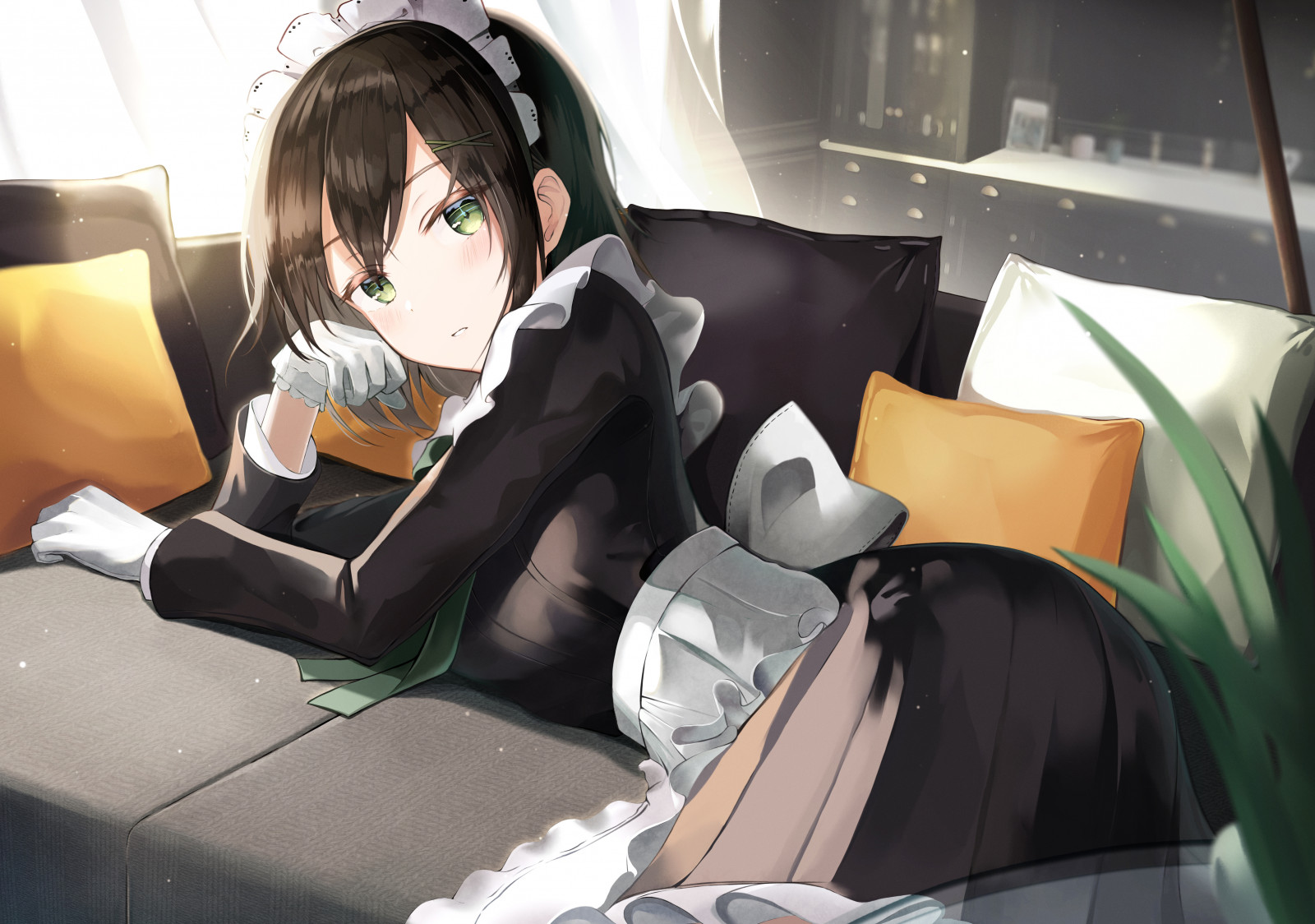 漫画, 快適, 自動車デザイン, インタラクション, 黒髪, cg artwork, 座っている, 架空の人物, ゲーム, ルーム, アニメーション, Animated cartoon, 図, カーミン, 高級車, アニメ, フィクション, ヒメカット, お絵かき, 輸送
