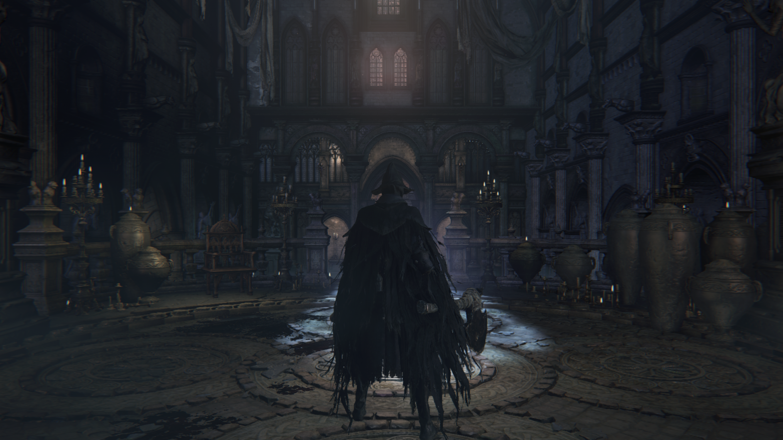 videohry, krví, mytologie, půlnoc, gotická architektura, Katedrála Ward, tma, Snímek obrazovky