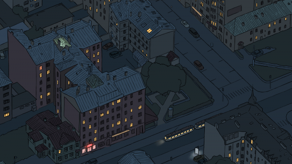 digital art,night,artwork,building,neighborhood,apartments