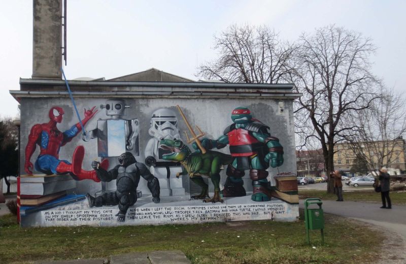 ARTE, murale, arte di strada, graffiti, opera d'arte, albero