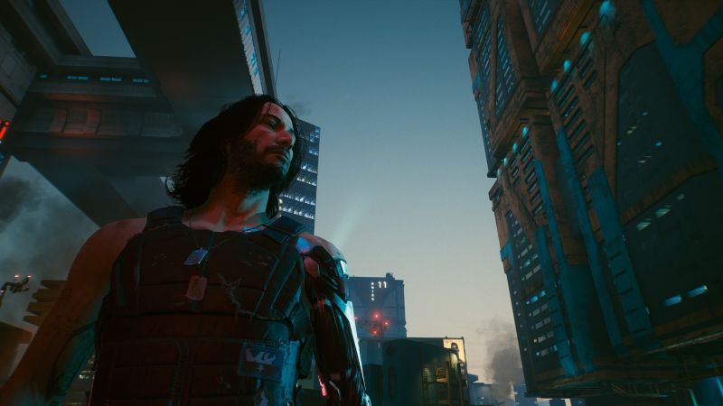 cyberpunk, Cyberpunk 2077, Snímek obrazovky, Johnny Silverhand cyberpunk, Cyberpunk 2077, Snímek obrazovky, Johnny Silverhand