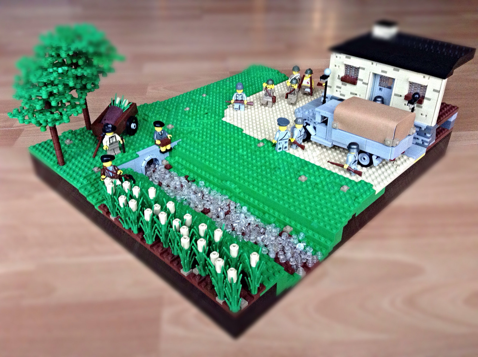 podzim, pole, Dům, LEGO, Hračka, armáda, kukuřice, Opel, kapitulace, prudký útok, strom, zemědělec, belgický, originalfilter, příkop, hry, gelb, 2. světové války