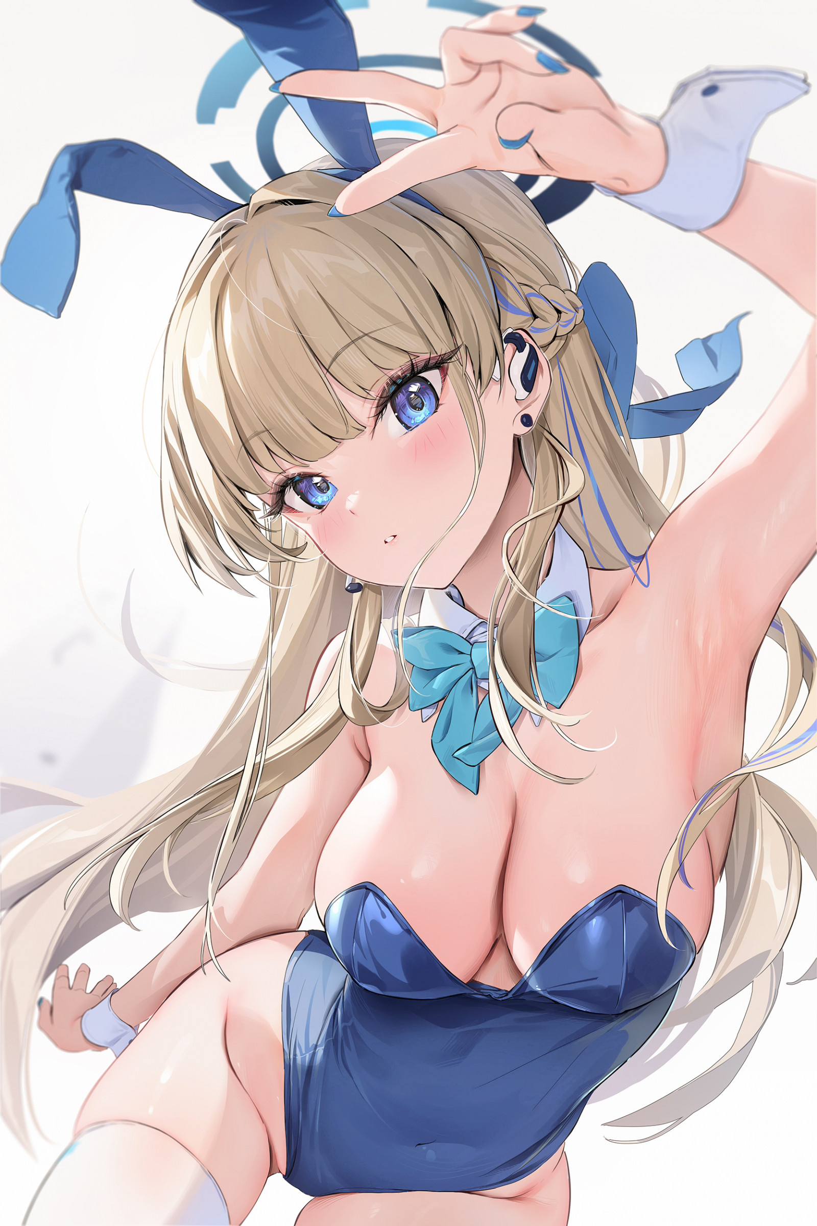 big tits piace デスクトップ壁紙 : アニメの女の子, Pixiv, blue archive, Asuma Toki Blue Archive, 大きなおっぱい,  切断, ビューアを見て, 赤面, blue leotard, レオタード, 長い髪, ブロンド, ピースサイン, 青い目 1667x2500 -  sh1706 - 2244000 - デスクトップ壁紙 - WallHere