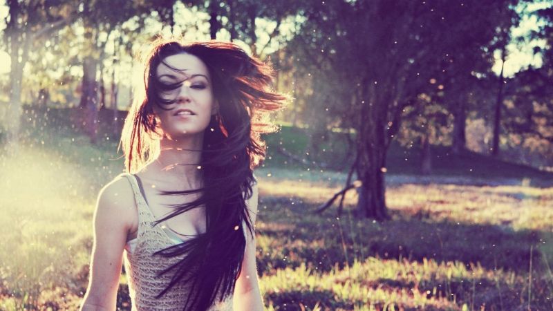 slunečnímu záření, ženy, model, tráva, fotografování, šaty slunečnímu záření, ženy, model, tráva, fotografování, šaty