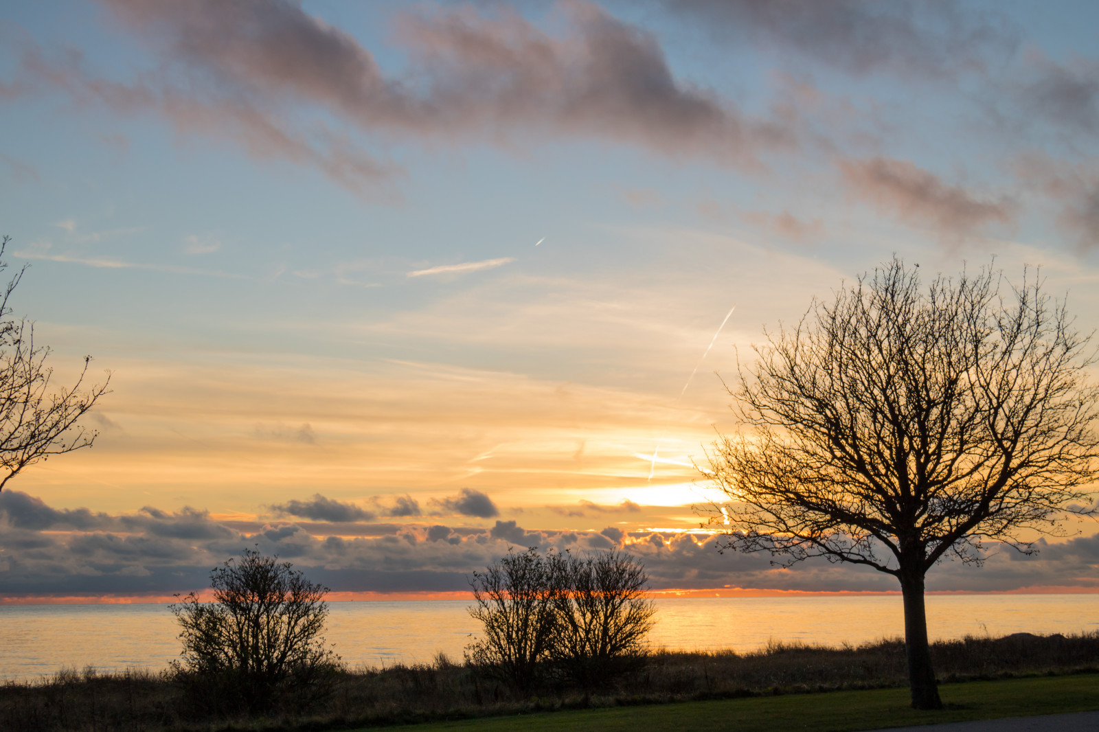 Sonnenlicht, Landschaft, Sonnenuntergang, Meer, Natur, Himmel, Feld, Sonnenaufgang, Abend, Morgen, Küste, Horizont, Dämmerung, Wolke, Baum, Herbst, Dämmerung, Pflanze, Himmel, Solnedg ng, Tr d, Hav, Geschmolzen, Trelleborg, Kust, Exif Modell canoneos760d, Geocountry, Kamera macht canon, Geocity, Kameramodell canoneos760d, Geostate, Geolocation, Exif linse efs18200mmf3556is, Exif machen canon, Exif isospeed 100, Exif Blende 71, Exif focallength 35mm, Ebene, Prärie, ländliches Gebiet, Atmosphärisches Phänomen, Nachglühen, Holzige Pflanze
