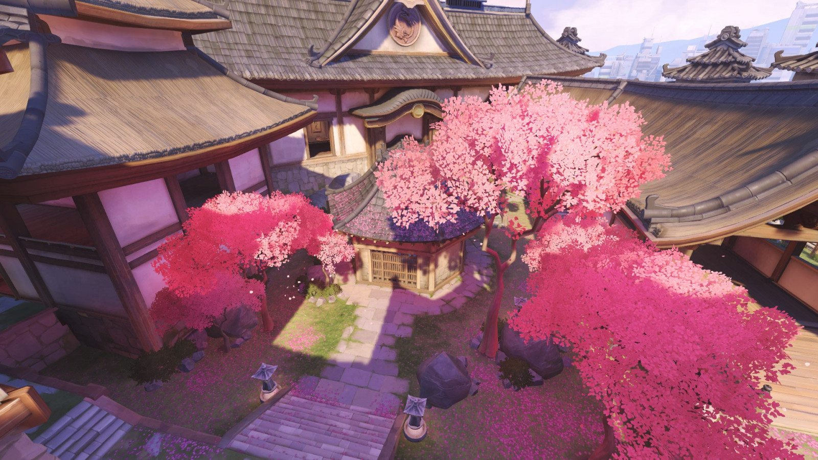 Wallpaper : Hanamura Overwatch, pink, color, flower, floristry ...