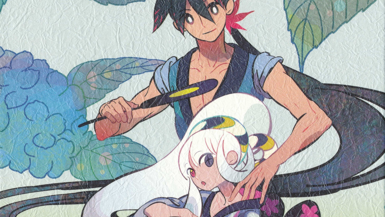 tegning, illustration, anime, Anime piger, Anime drenge, tegneserie, Katanagatari, tegneserier, Togame, Yasuri Shichika, skitse, mangaka, tegneserie