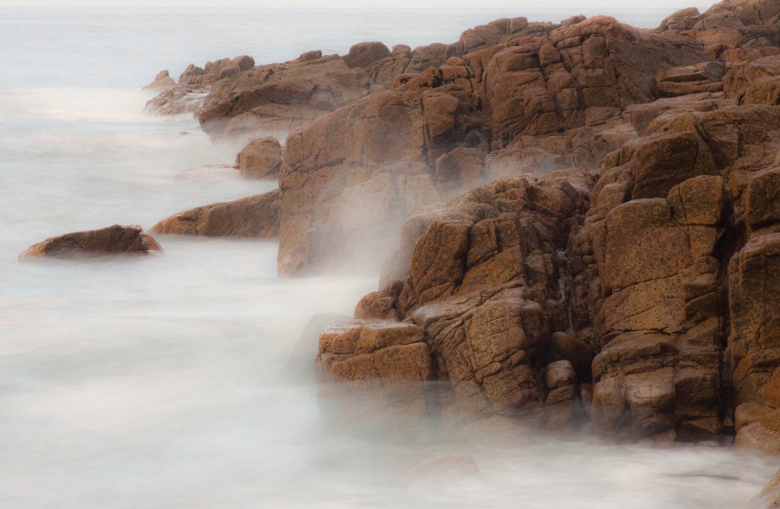 Spojené království, moře, Anglie, západ, Skála, Kánon, eos, Julian, dlouho, expozice, Cornwall, jižní, Porth, Konec, žula, pozemky, Barker, nanven