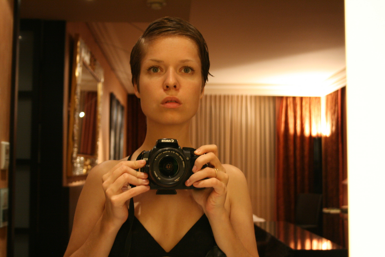 Wallpaper portrait, me, girl, self, Canon, hair, hotel, mirror, cut