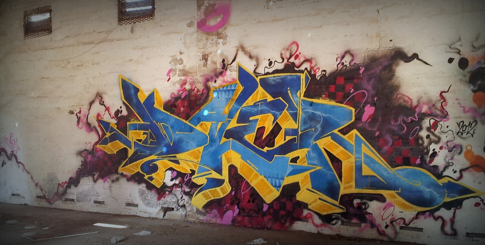 stěna, Izrael, grafiti, pouliční umění, nástěnná malba, UMĚNÍ, Dales, údolí, Daler, Xqz