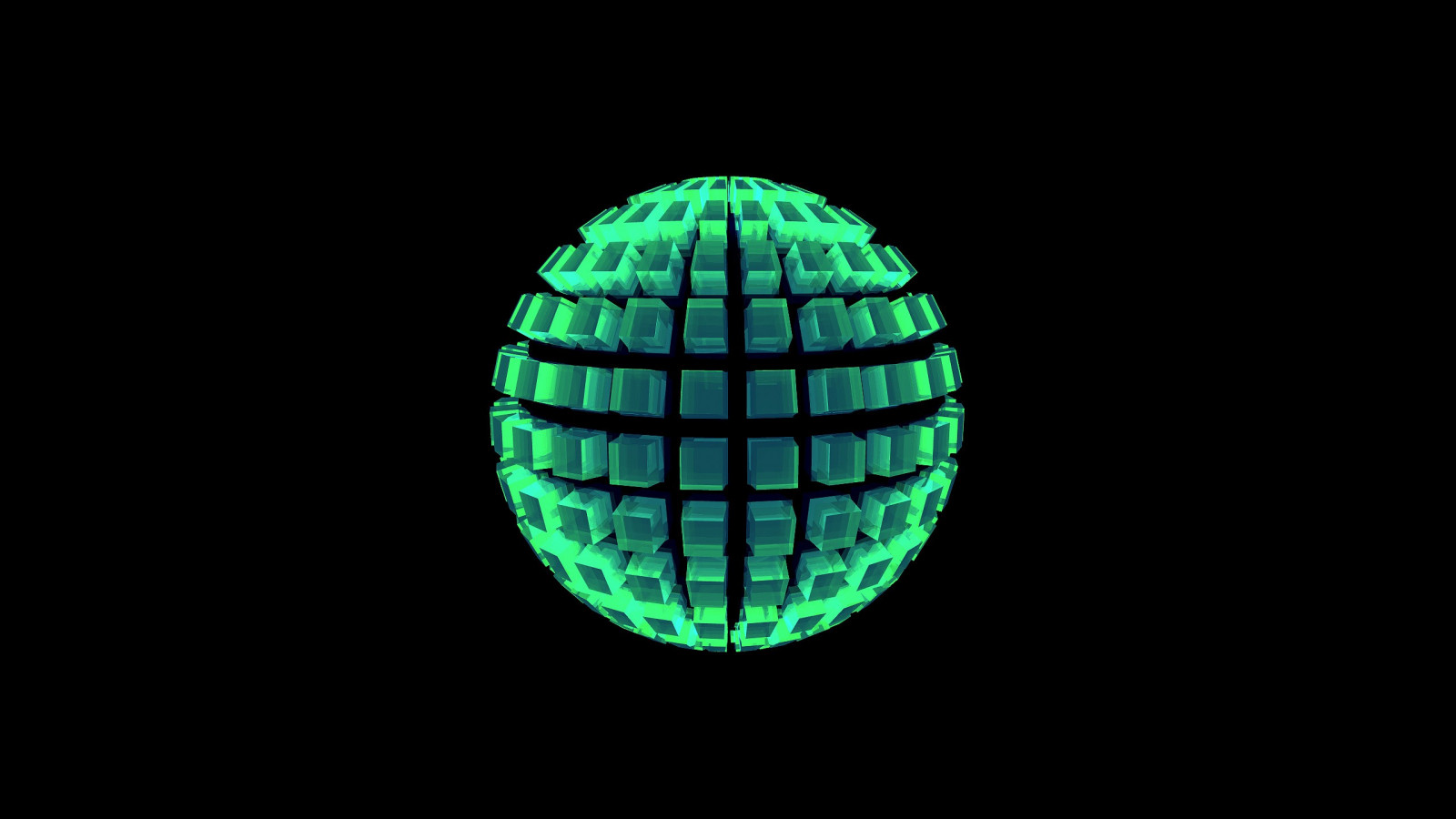 Wallpaper : digital art, planet, sphere, Earth, green, circle, lighting ...