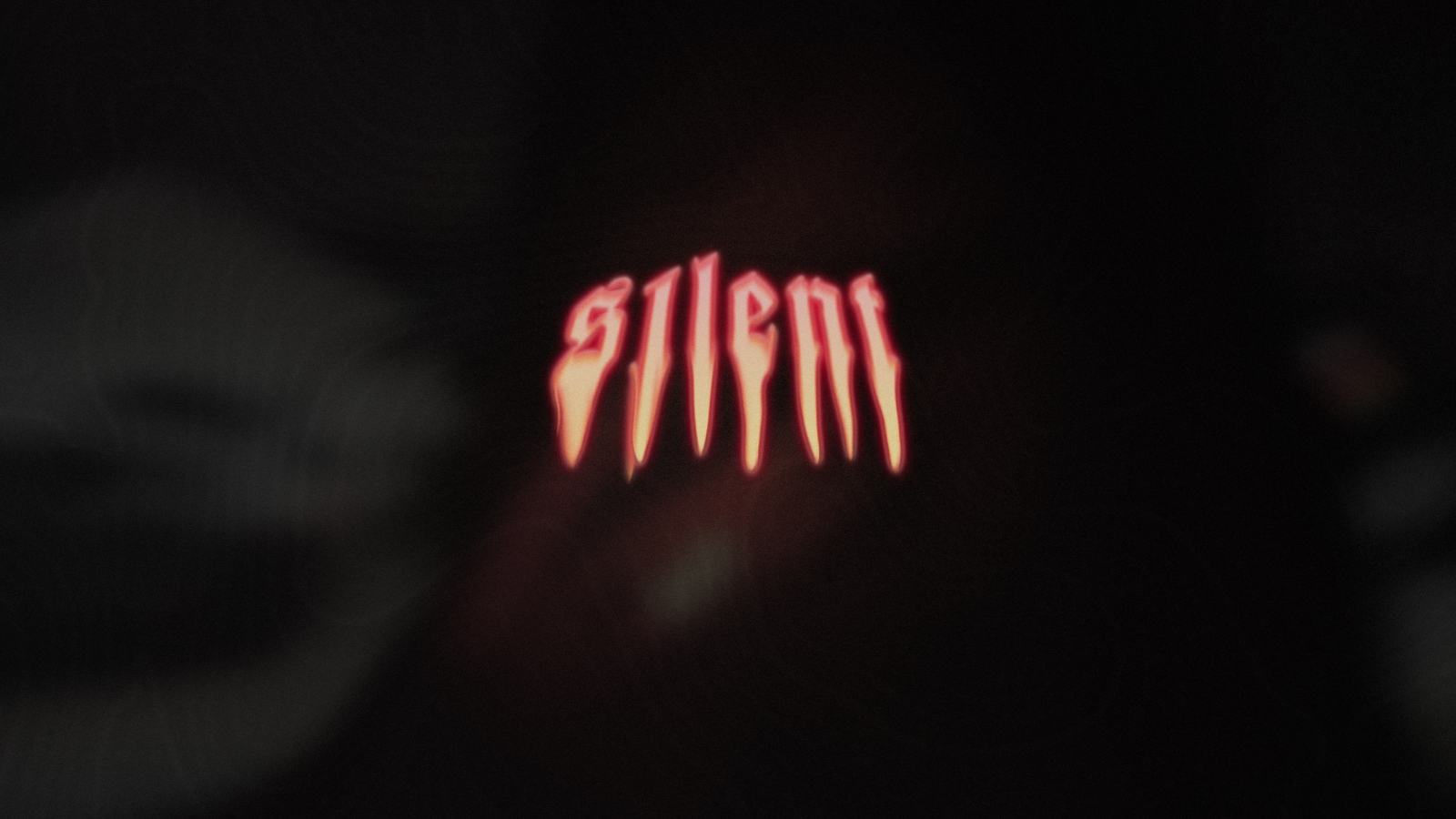 Wallpaper silent, text, artwork, chrome, effects, simple background