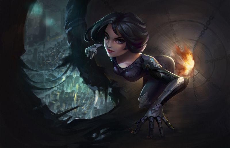 anime, anime girls, Alita Battle Angel anime, anime girls, Alita Battle Angel