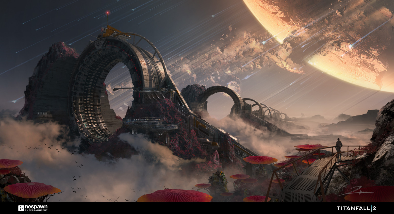 Computerspellen, Titanfall 2, artwork, fantasy art, Science fiction