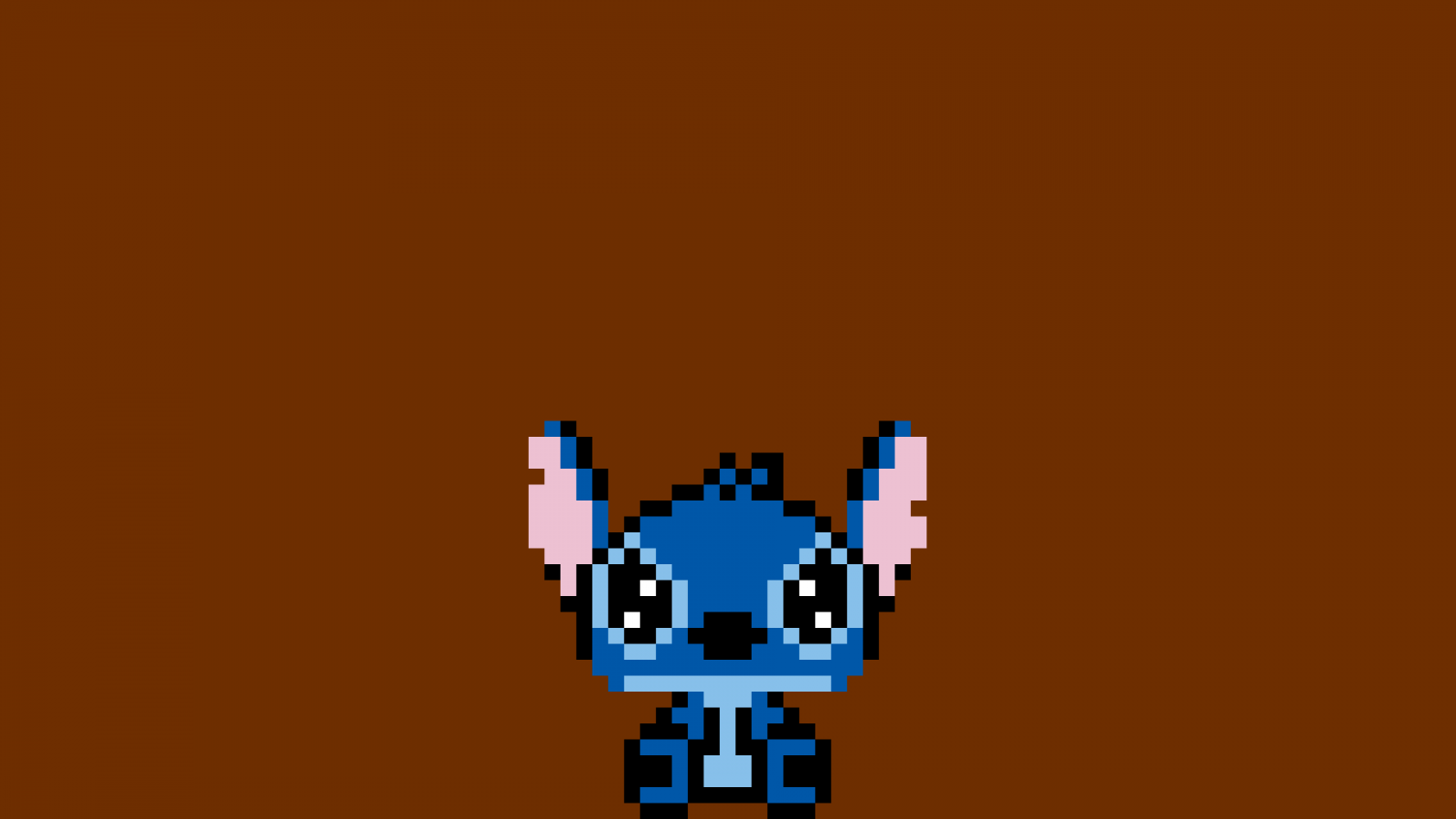 ilustrace, pixel art, text, logo, panoráma, kreslená pohádka, Pixelů, Lilo a Stitch, Steh, ruka, Snímek obrazovky, počítač tapeta, font