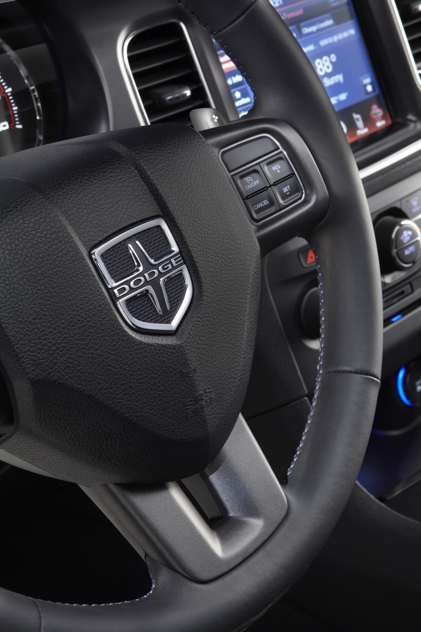 Wallpaper Dodge, steering wheel, Sedan, netcarshow, netcar, car images, car photo, 2014
