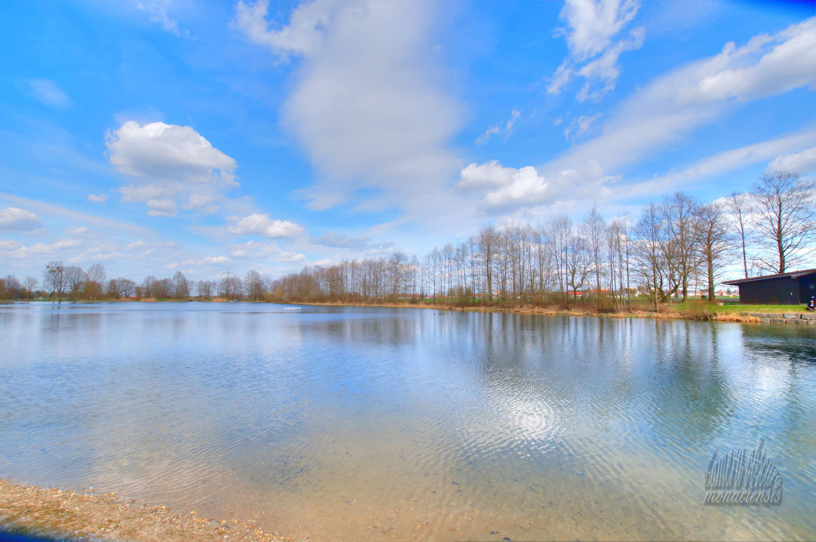 Wallpaper sunlight, landscape, lake, nature, reflection, sky, calm