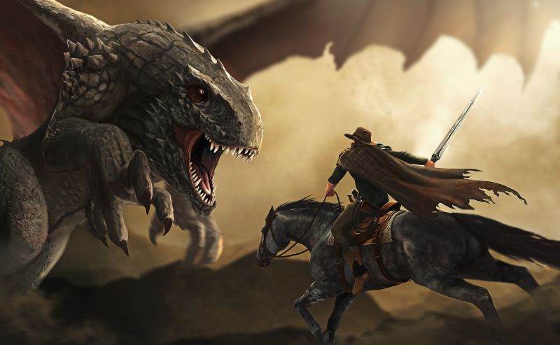 fantasy umění, kůň, umělecká díla, drak, bojovník, Snímek obrazovky fantasy umění, kůň, umělecká díla, drak, bojovník, Snímek obrazovky