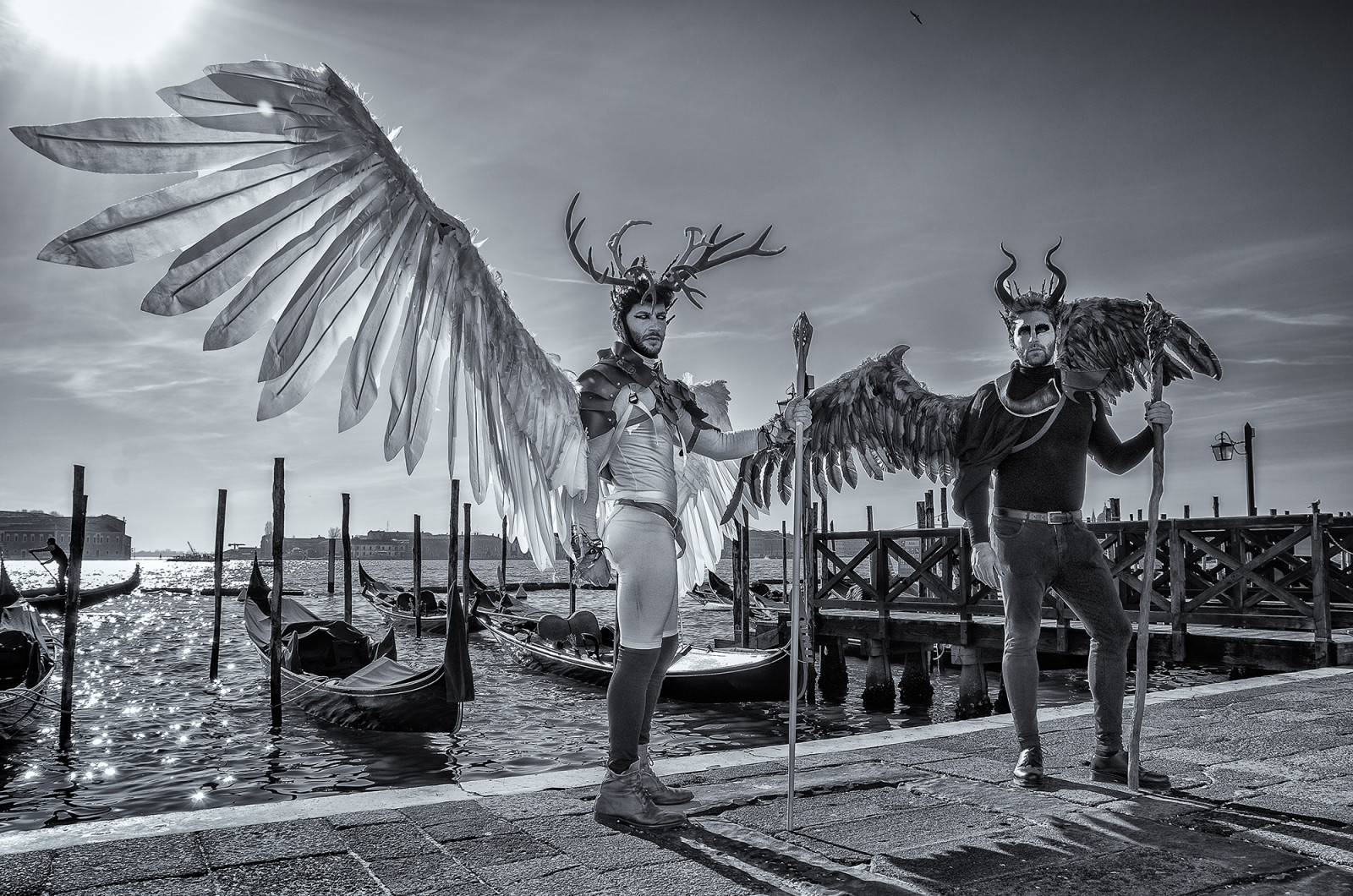 vand, sort og hvid, himmel, monokrom fotografering, træ, fotografering, monokrom, afspejling, Sky, plante, visual arts