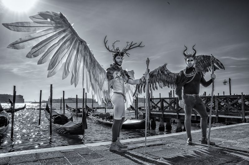 bianco e nero, fotografia in bianco e nero, fotografia, acqua, cielo, albero