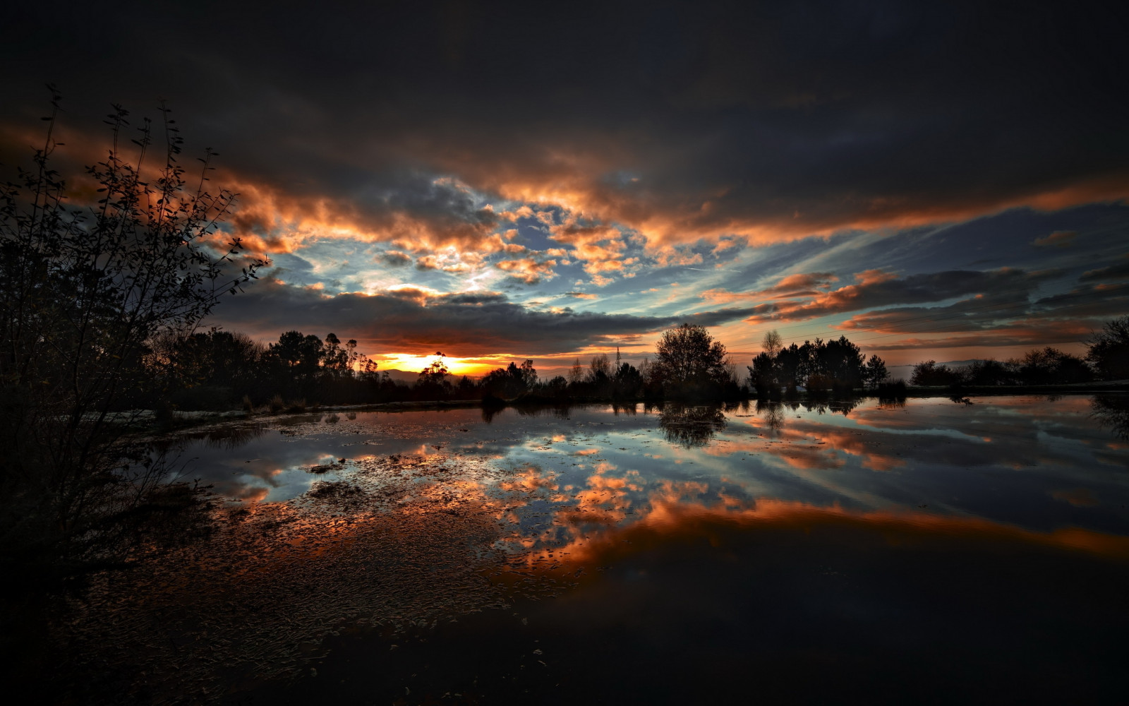 fond-d-cran-ciel-soir-d-clin-obscurit-r-flexion-lac-des