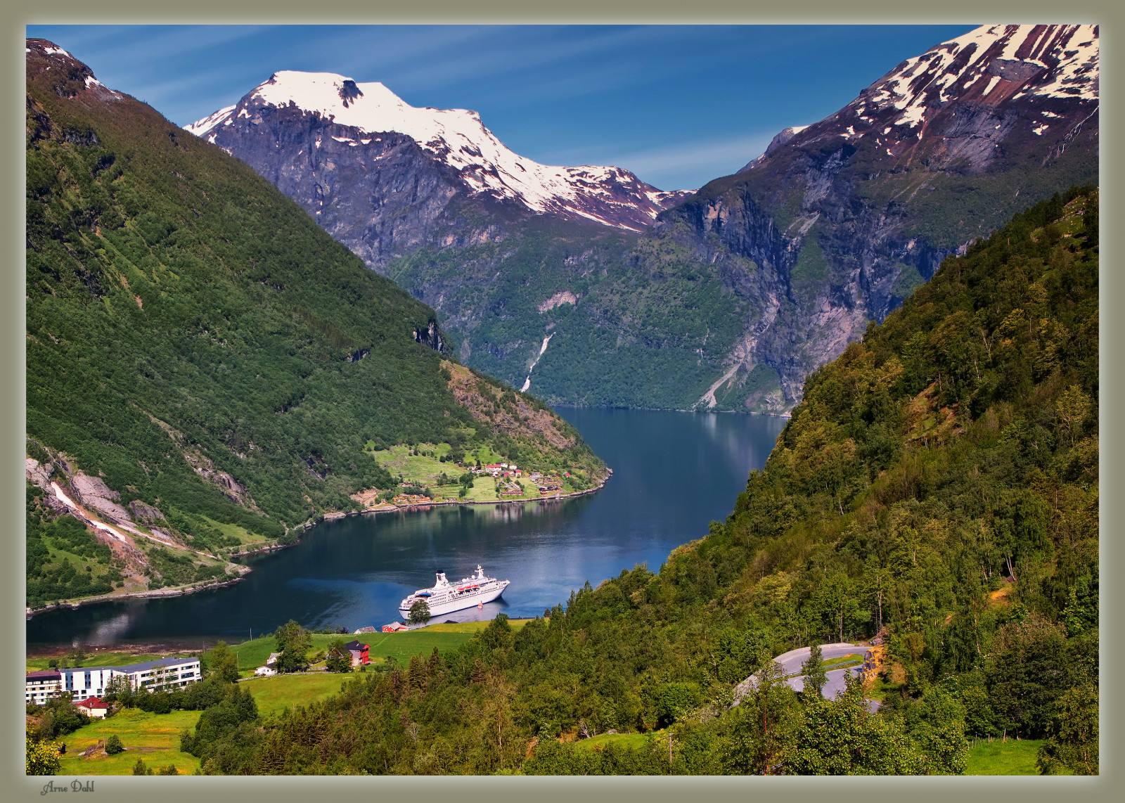 jezero, voda, Norsko, Kánon, fjord, horský průsmyk, Alpy, Geiranger, světlo, hora, v zaměření, nádrž, Snapseed, norge, vysoká kvalita, jezero, horských reliéf, landform, pohoří, ledová landform, Vand, veiws, elementsorganizer11, canon2470f28l