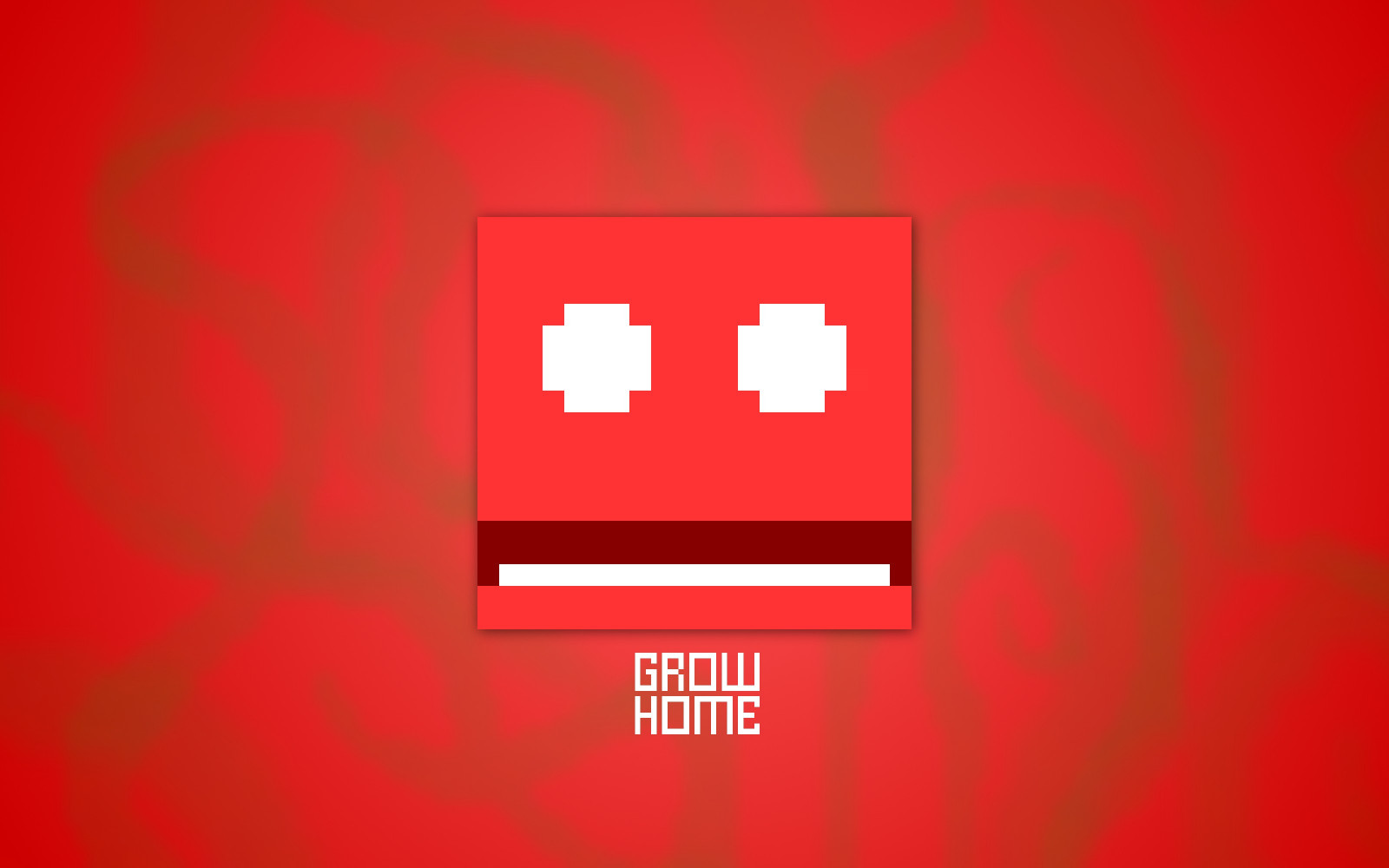 ilustrace, jednoduché pozadí, pixel art, Červené, text, logo, jednoduchý, Pixelů, značka, růst Home, Snímek obrazovky, počítač tapeta, font