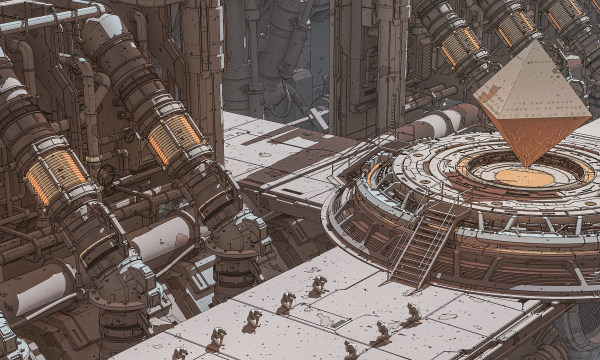 digital art,artwork,illustration,structure,futuristic,architecture