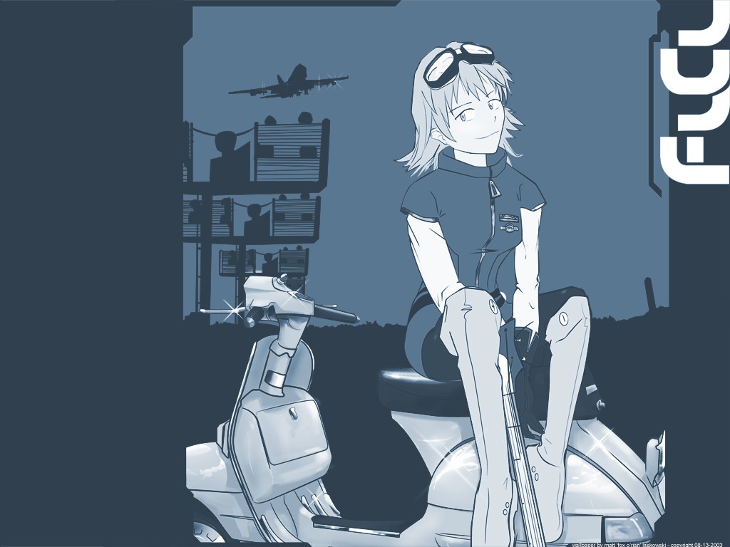 výkres, ilustrace, anime, kreslená pohádka, FLCL, stroj, skica, mecha, mangaka, 3D modelování