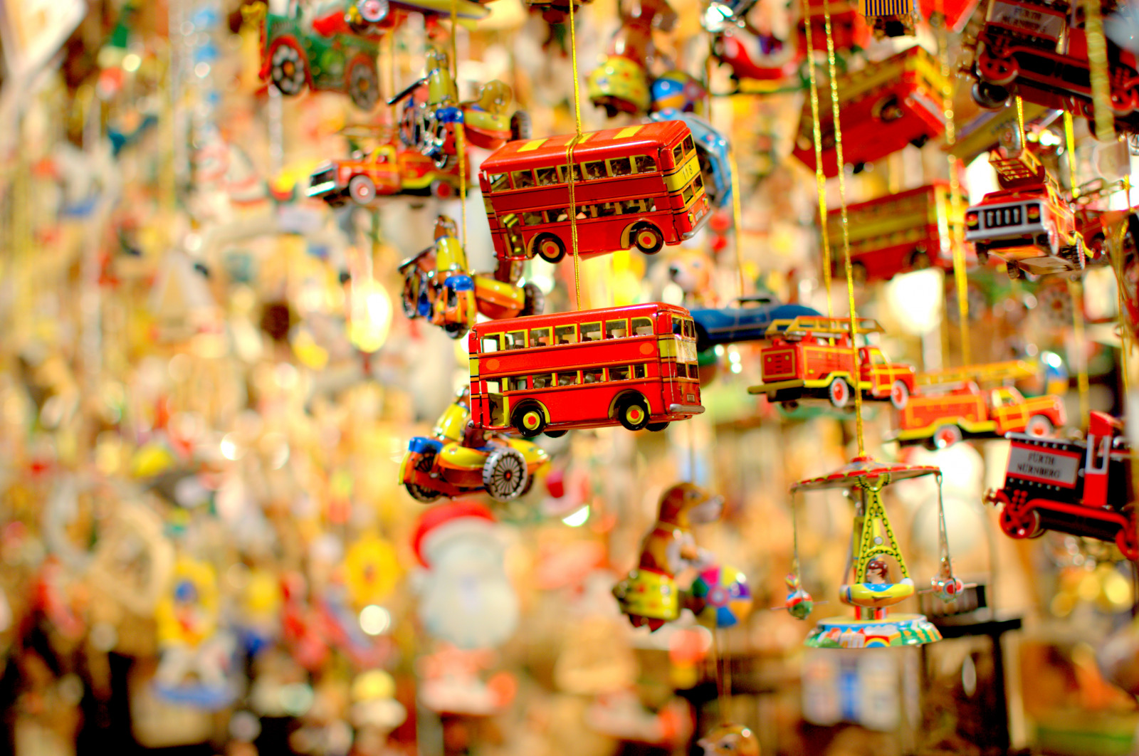 Vánoce, autobus, weihnachten, Nikon, Norimberk