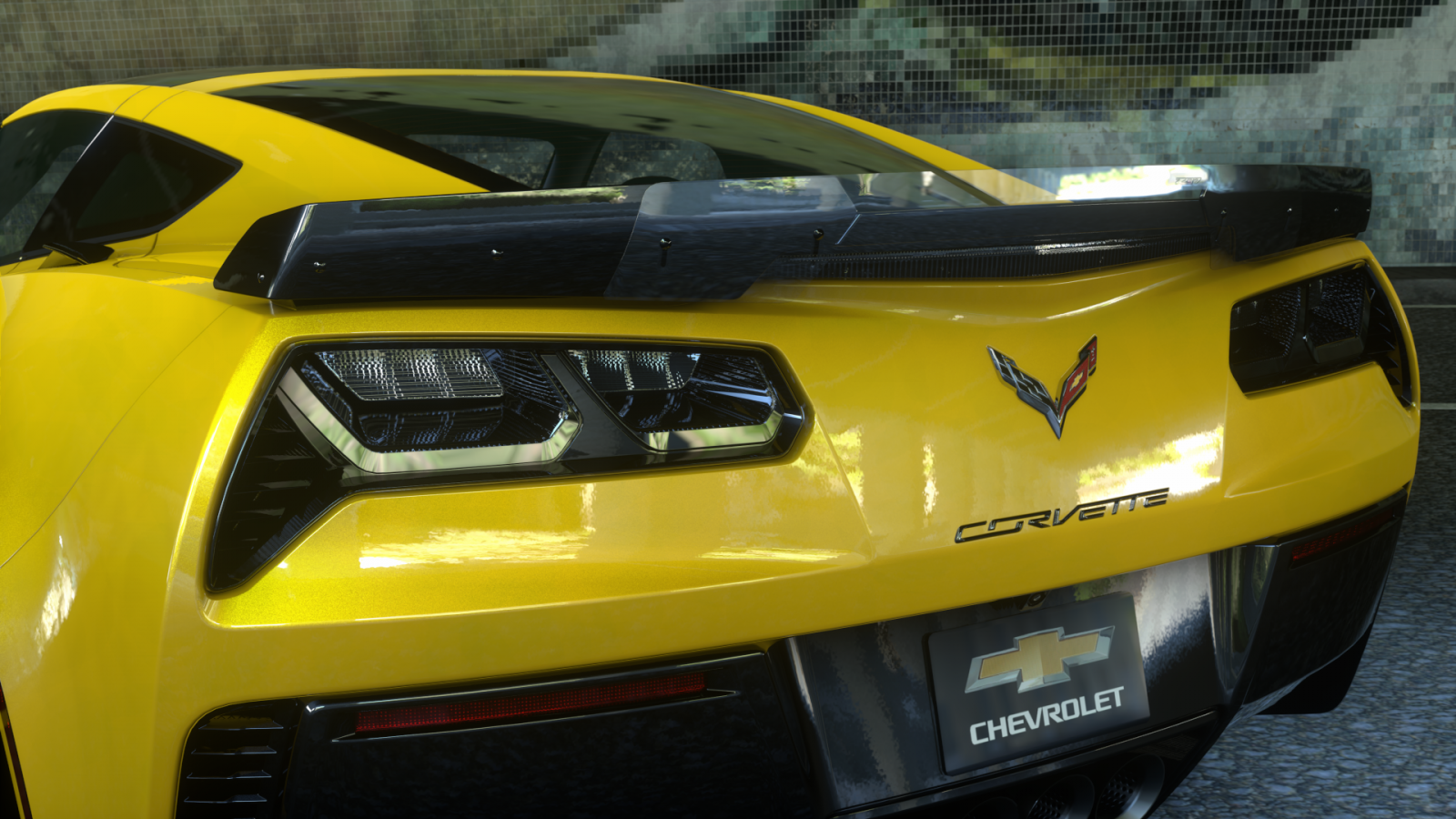 computerspil, bil, køretøj, sportsvogn, Driveclub, Chevrolet, Chevrolet Corvette Z06, hjul, superbil, jord køretøj, bildesign, automotive exterior, bil make, kofanger, muskel bil, auto show