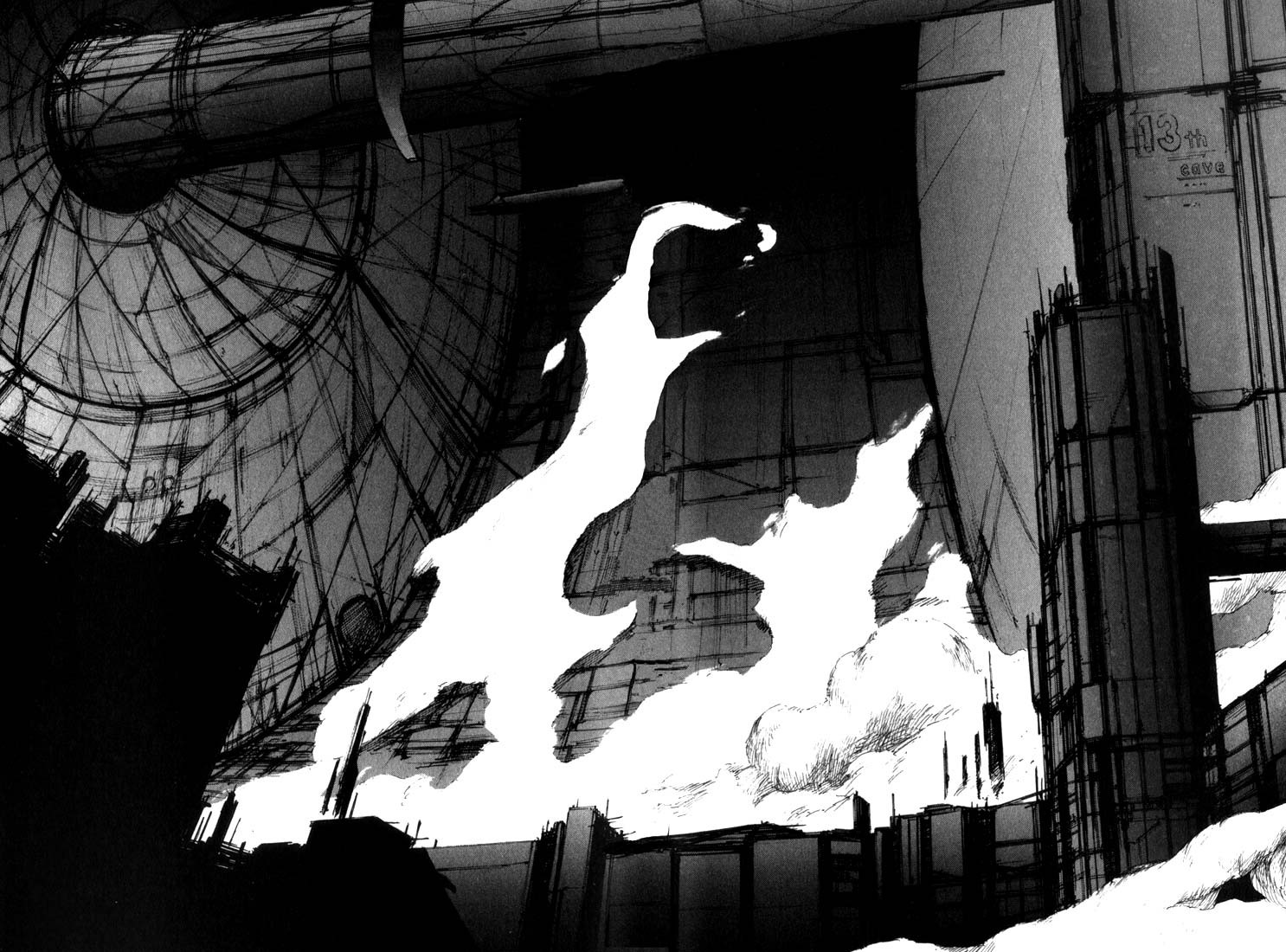 Wallpaper Blame Tsutomu Nihei Art Shape Black And White Monochrome Photography Film Noir 1486x1100 Youngscum Hd Wallpapers Wallhere