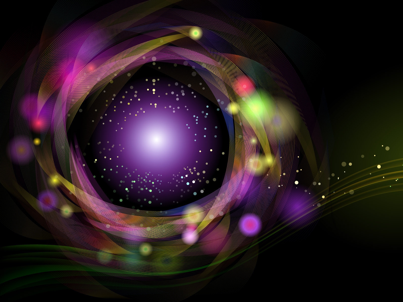 luci, illustrazione, spazio, sfera, simmetria, cerchio, universo, palla, luminosa, luccichio, leggero, colore, dipingere, forma, oscurità, immagine dello schermo, sfondo del computer, arte frattale, effetti speciali, spazio, fotografia macro, l'arte psichedelica