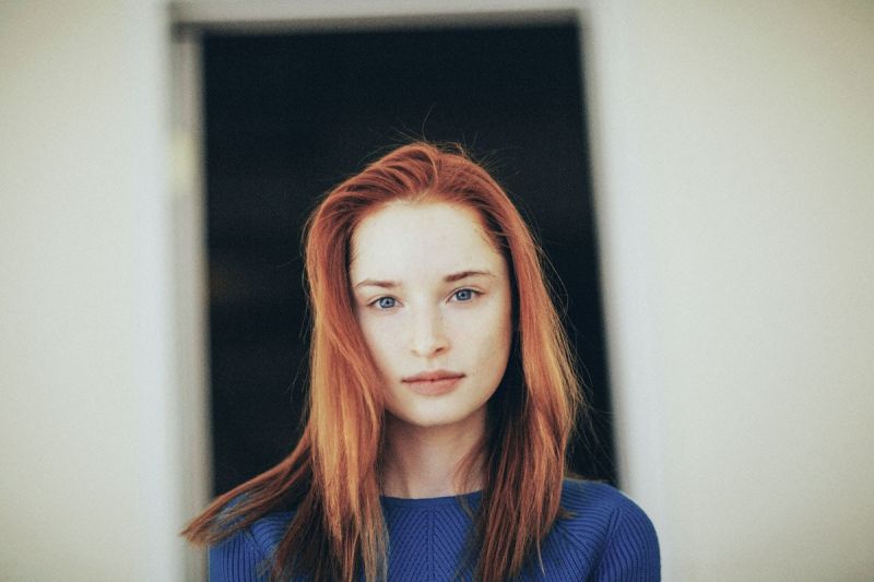 tvář, ženy, ryšavý, model, portrét, dlouhé vlasy tvář, ženy, ryšavý, model, portrét, dlouhé vlasy