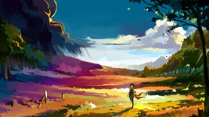 krajina, malování, ilustrace, fantasy umění, umělecká díla, prostý krajina, malování, ilustrace, fantasy umění, umělecká díla, prostý