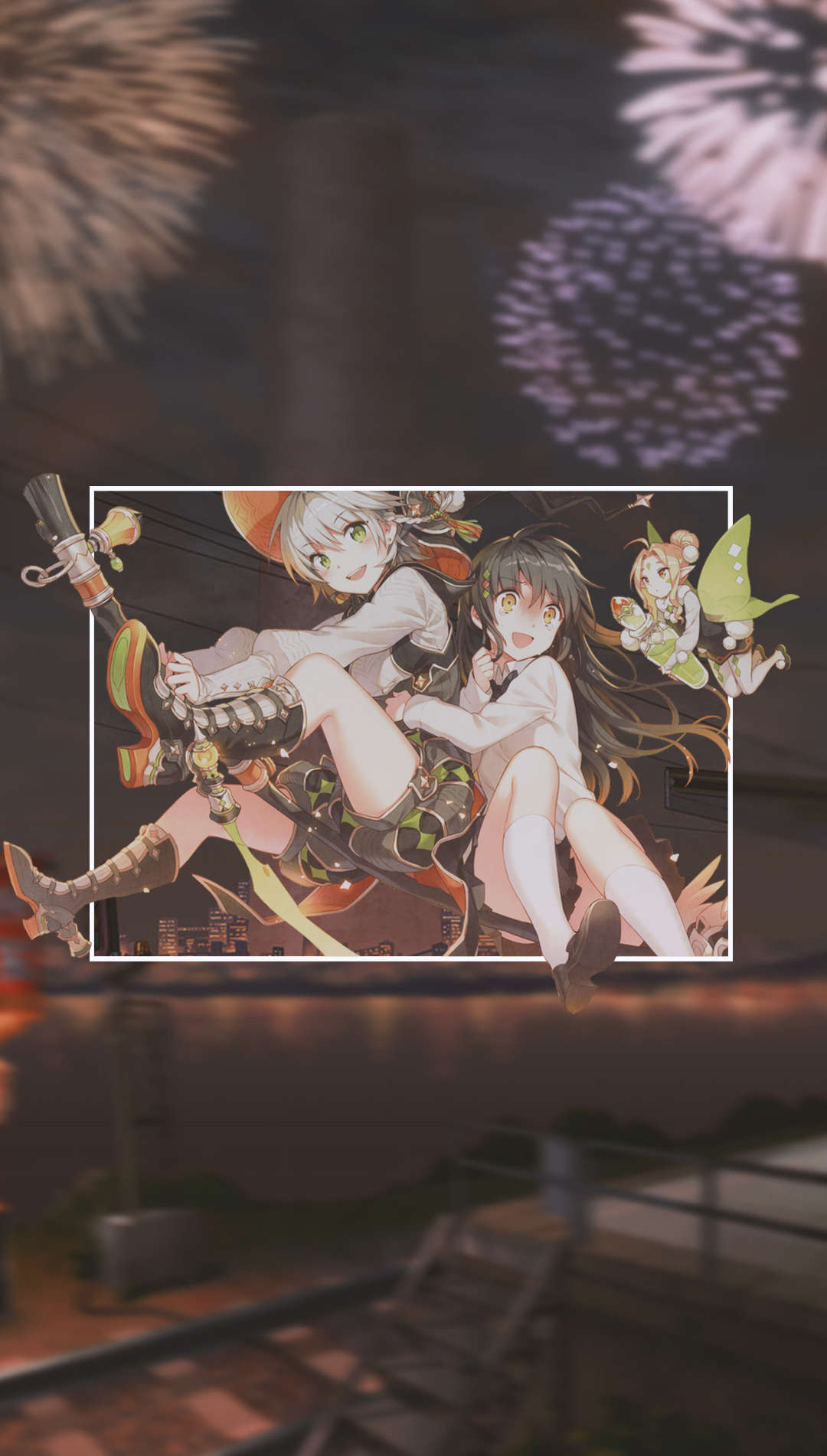 anime, κορίτσια anime, picture in picture