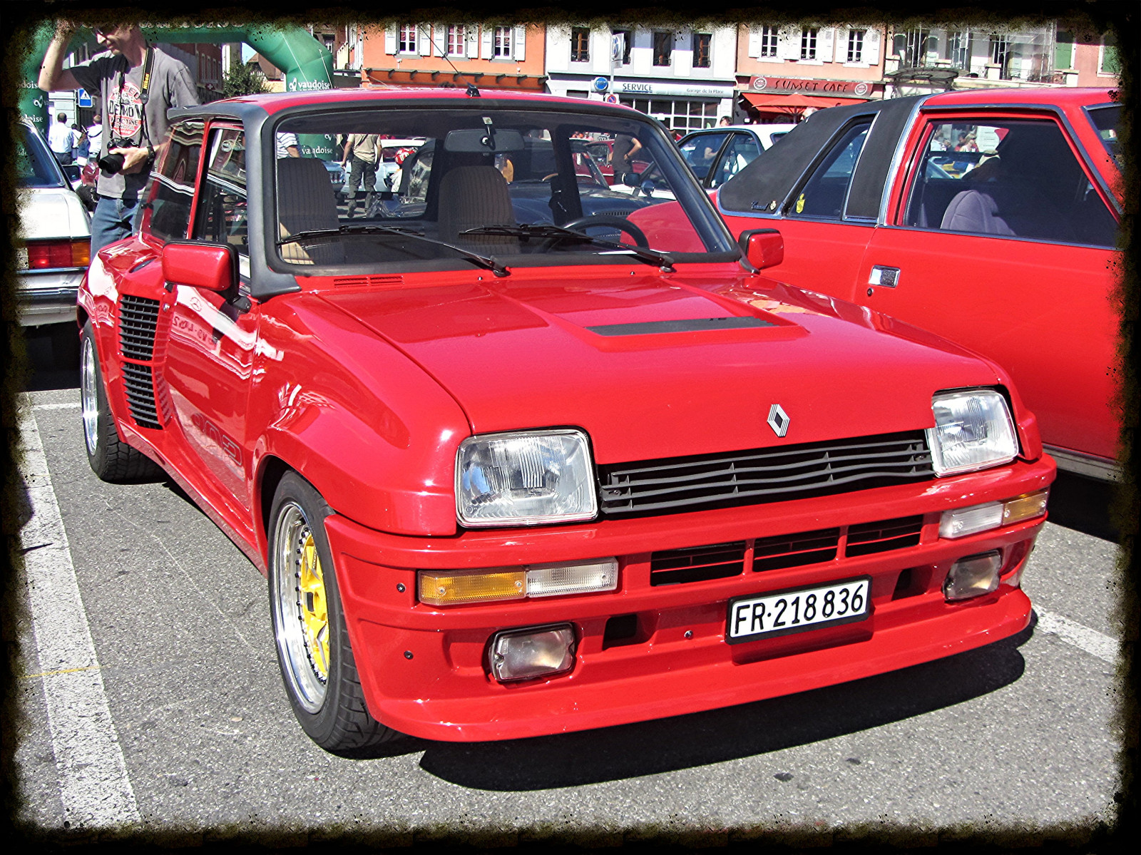 Wallpaper land vehicle, motor vehicle, automotive design, renault 5 turbo, city car