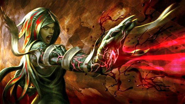 magi, flicka, gest, Soul Sacrifice, skärmdump, skrika