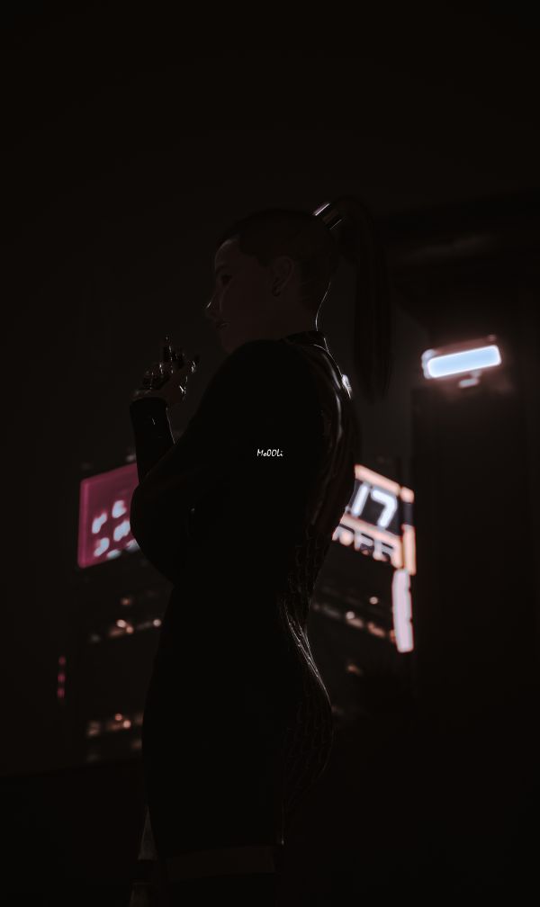 Cyberpunk 2077,V,night,women,Video Game Art,Mo0OLi