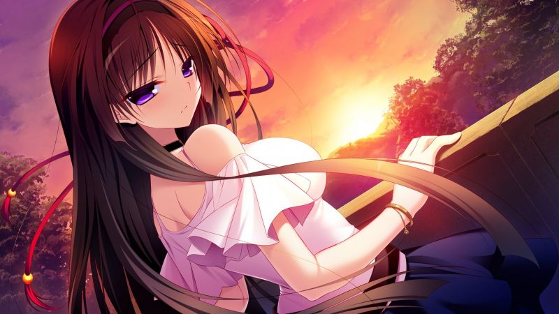 εικονογράφηση, anime, κορίτσια anime, στόμα, screenshot, 2560x1440 px
