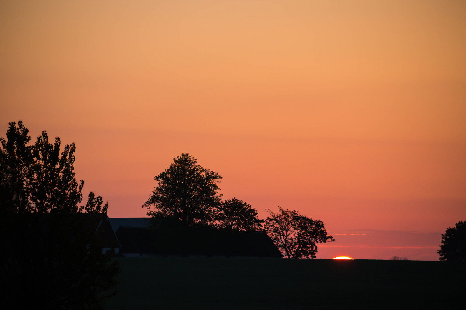 sunlight, landscape, sunset, sky, silhouette, sunrise, calm, evening, morning, Sun, horizon, atmosphere, dusk, cloud, tree, dawn, countryside, landsbygd, landskap, gryning, camera make canon, exif isospeed 250, geolocation, exif lens efs18200mmf3556is, exif aperture 56, exif focallength 200mm, exif make canon, camera model canoneos100d, exif model canoneos100d, soderslatt, computer wallpaper, atmosphere of earth, afterglow, red sky at morning, soluppgang