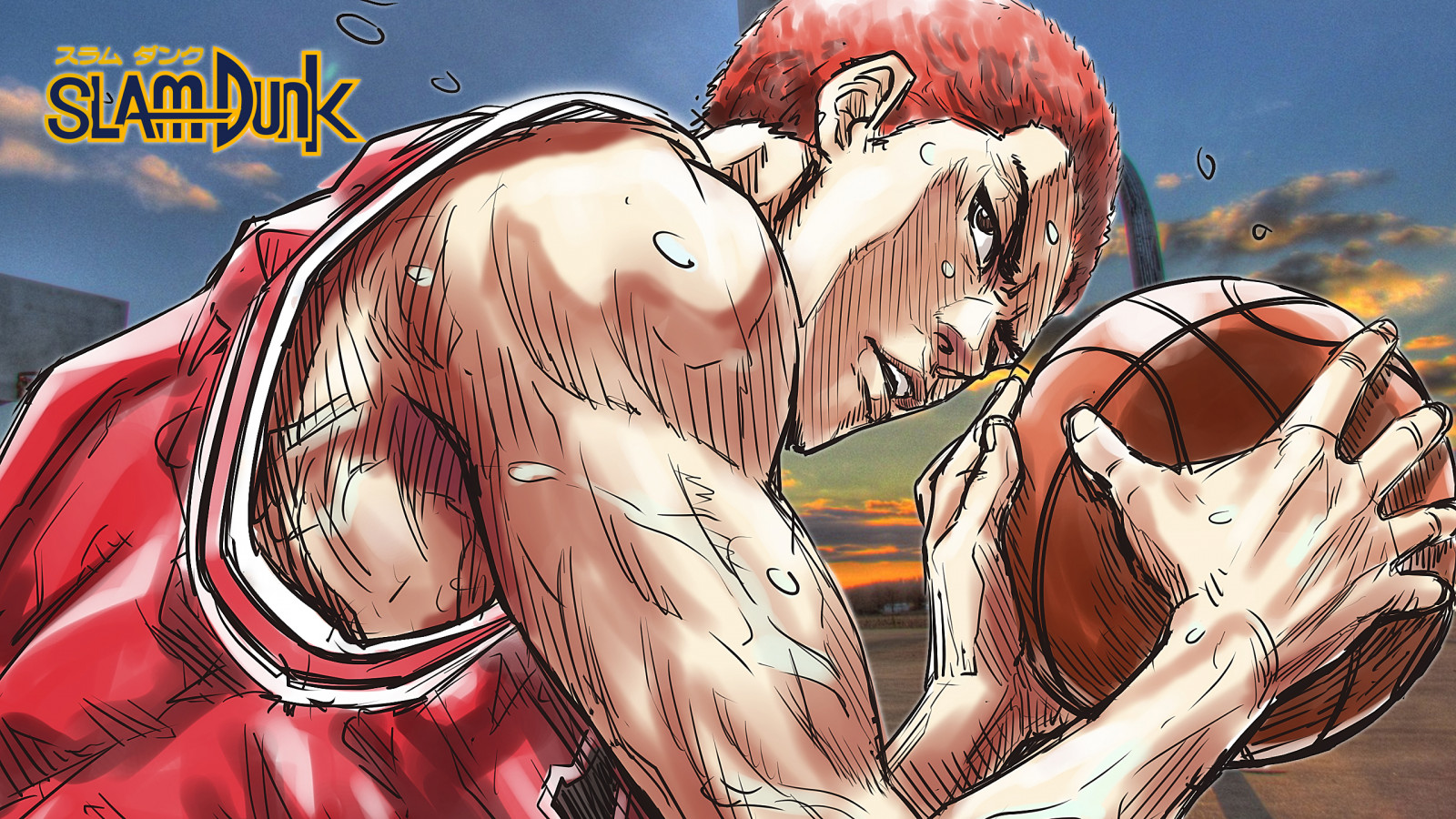 デスクトップ壁紙 : スラムダンク, バスケットボール, 漫画 2560x1440 - ShiShiMaRu2524 - 2210233