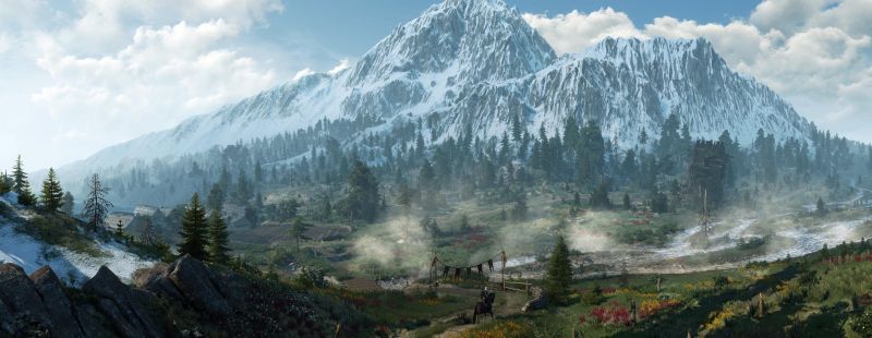 tájkép, természet, The Witcher, A Witcher 3 Wild vadászat, fényképezés, ultraszéles tájkép, természet, The Witcher, A Witcher 3 Wild vadászat, fényképezés, ultraszéles