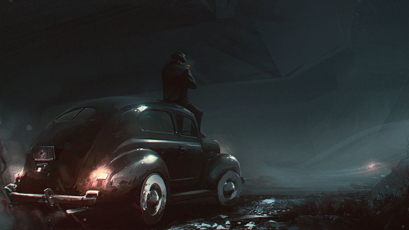 1920x1080 px, umělecká díla, klasická auta 1920x1080 px, umělecká díla, klasická auta