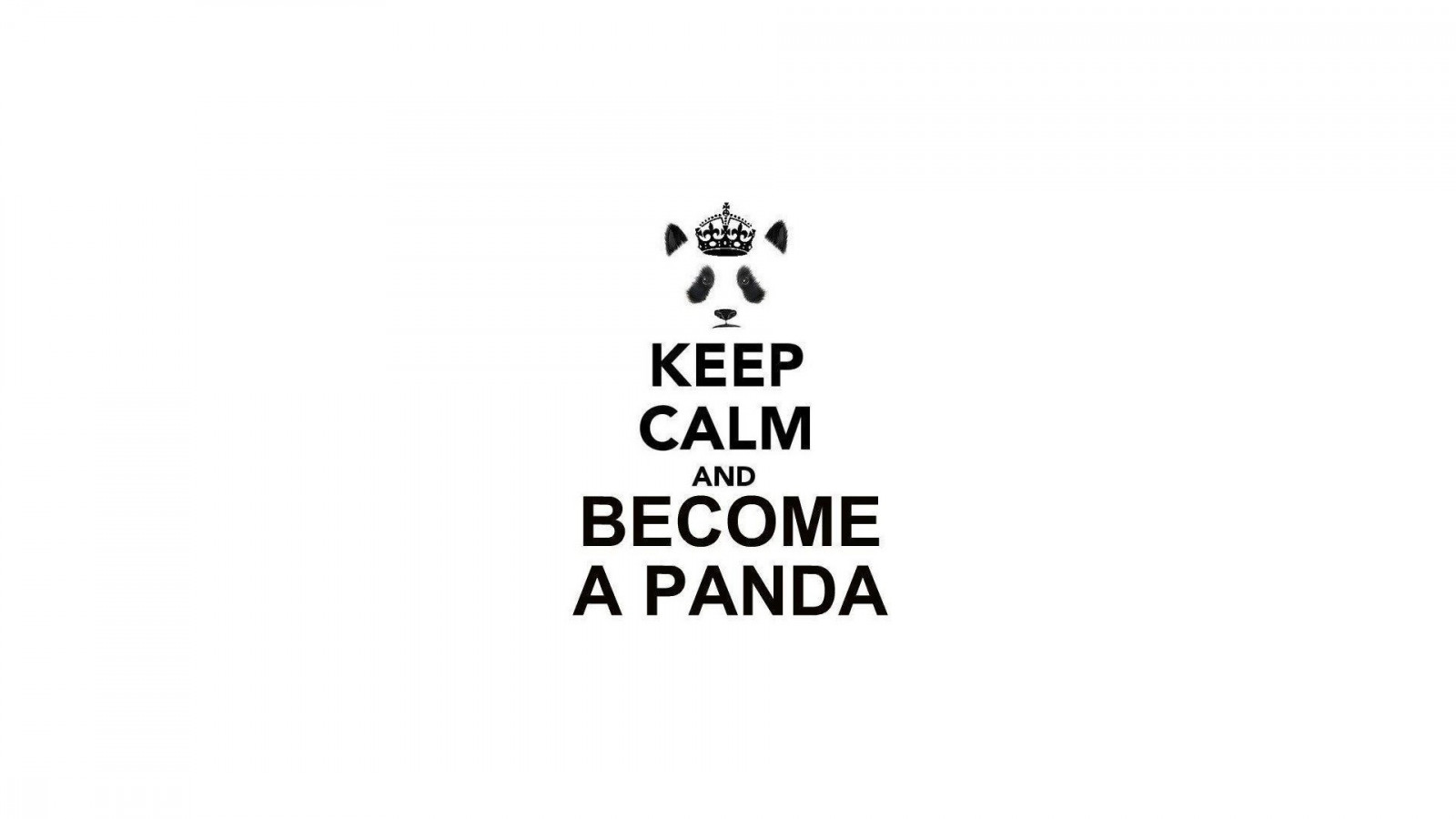 minimalismus, typografie, text, bílé pozadí, logo, panda, Buď v klidu a, značka, tvar, čára, font, produkt