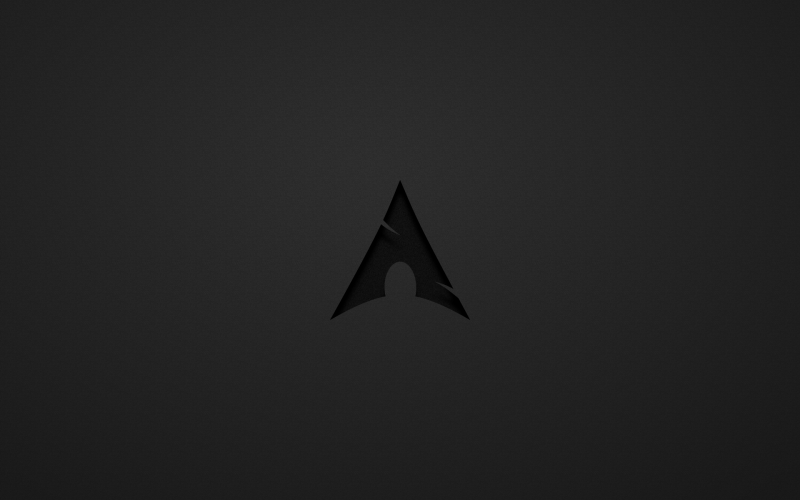 Arch Linux,Linux,极简主义,深灰色,Archlinux