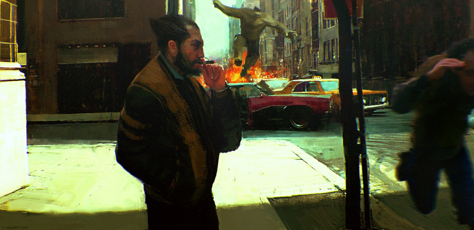 1920x932 px, Alexander Mandradjiev, Marvel Comics