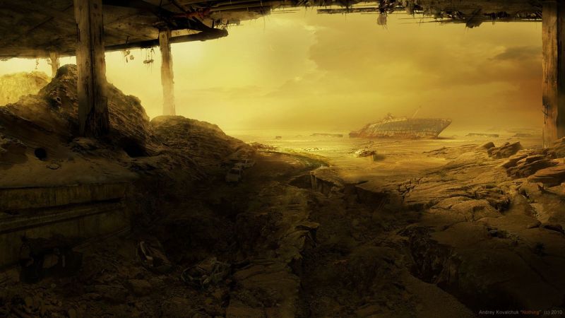 Sonnenlicht, Landschaft, Sonnenuntergang, Rock, Apokalyptischen, Betrachtung Sonnenlicht, Landschaft, Sonnenuntergang, Rock, Apokalyptischen, Betrachtung