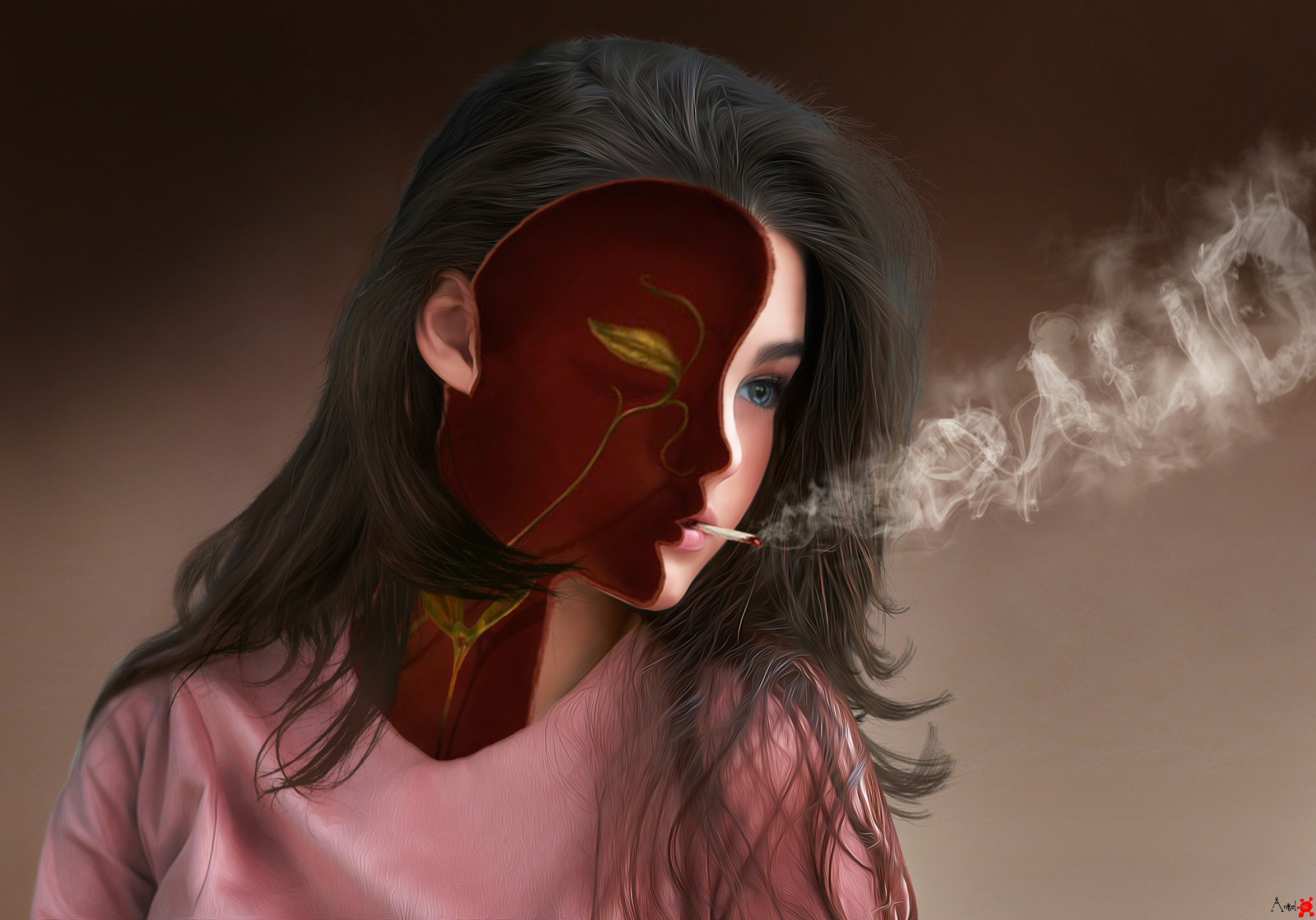 Wallpaper digital art, model, 2560x1791 BaddyBoy