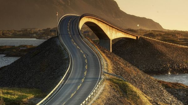 Atlantic Ocean Road,1920x1080 px,Norway